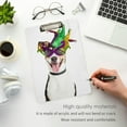 thumbnail image 5 of FMSHPON Dog Jester Hat Clipboard Hardboard Wood Nursing Clip Board and Pull for Standard A4 Letter 13x9 inches, 5 of 8