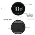 thumbnail image 4 of Reloj Despertador Magntico Giratorio, Temporizador De Cocina Con Cuenta Regresiva, 10 Velocidades, Acero Inoxidable, Ideal Para Cocinar Y Hornear, Alarma Silenciosa, Fijacin Magntica, Ukhbmc, 4 of 9