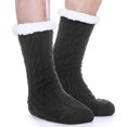 thumbnail image 1 of Calcetines mullidos para hombre, térmicos, acogedores, de forro polar, suaves, cómodos, gruesos, antideslizantes, para regalo de Navidad y hogar, 1 of 4