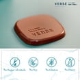 thumbnail image 3 of Verse Chocolate 70% Dark Chocolate Sea Salt Squares, 3g Cane Sugar, Individually Wrapped (9 Count, 1 Pack), 3 of 7