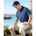 thumbnail image 2 of Vineyard Vines VINEYARD NAVY Men's Slim Fit Pique Polo Shirt, US X-Small, 2 of 4