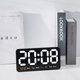 thumbnail image 4 of Inteprter Reloj de pared LED con alarma dual, brillo ajustable y visualización de fecha controlada por voz 5. Dual Decoración del hogar Estilo 4, 4 of 6