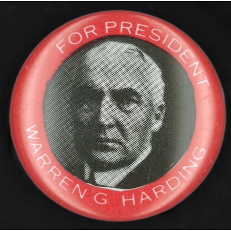 - Presidential Campaign1920 Nrepublican Campaign Button From The 1920 Presidential Election Featuring Warren G Harding Rolled Canvas Art - (24 x 36)