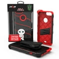 thumbnail image 6 of Zizo Bolt Series Case with Screen Protector, Holster, and Kickstand for iPhone 8 Plus and iPhone 7 Plus, Black/Red, 6 of 6