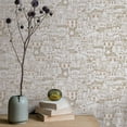 thumbnail image 6 of Tempaper Amalfi Metallic Daylight Peel and Stick Wallpaper, 20.5" x 16.5', 6 of 6