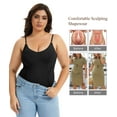thumbnail image 4 of MANIFIQUE Plus Size Shapewear Bodysuit for Women Tummy Control Body Shaper Snatched Waist Body Suit, 4 of 6