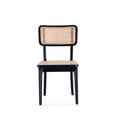 thumbnail image 3 of Manhattan Comfort Giverny 17.32" Wood Dining Chairs in Black (Set of 2), 3 of 5