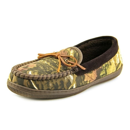 Canoe Moccasin - Slippers International Camo Men Moc Toe Synthetic Brown Moccasin Slippers Shoes