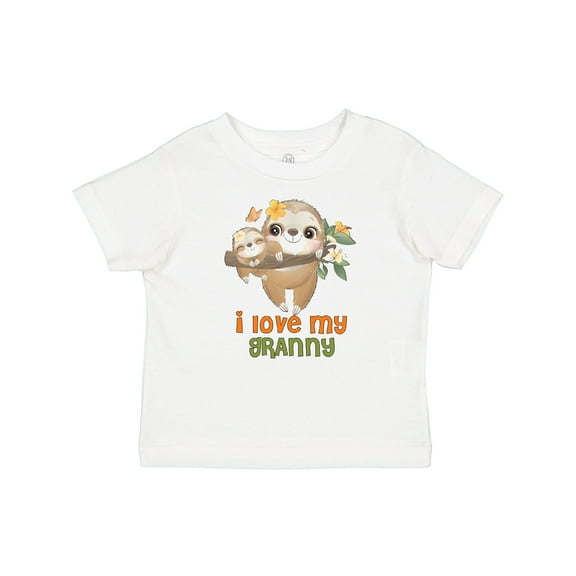 Inktastic Sloth I Love My Granny Boys or Girls Baby T-Shirt