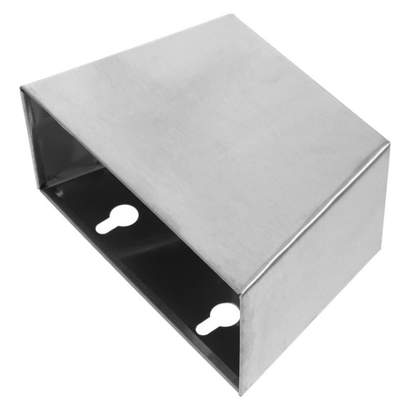 IDEANATEGRATE 1Pack Beer Bottle Cap Catcher Wall Mount Stainless Steel Bucket for Parties and Outdoor Gatherings