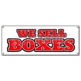 thumbnail image 1 of SignMission B-We Sell Boxes We Sell Boxes Banner Sign - Sale Box Boxes Saling Packing Package Packaging Ship Shipping, 1 of 4