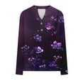 thumbnail image 6 of Craaazy Teacher Shirts V-Neck Long Sleeve Buttons T-shirt Comfy Fashion Printed Blouses Gifts, 6 of 6