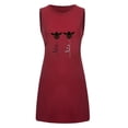 thumbnail image 3 of LEEYNEER Summer Dresses for Women 2024 Dresses Fashion Pocket Printing Sleeveless Casual Night Robe, 3 of 5