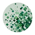 thumbnail image 2 of Nawypu Fitted Table Round Cover Elastic Edged Tablecloth,Jade Green Geometric Fragments Circle Tables Cover Waterproof Wipeable Tabletop Protector Cloth for Dinner Party Modern Gradient Art on White, 2 of 7