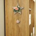 thumbnail image 4 of Artificial Flower Pendant Indoor Decor Flowers Fake Faux Hanging Wall Flowers Simulation Garden Artificial Flowers Ornament Flower Artificial Wooden, 4 of 6