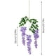 thumbnail image 5 of Simulación de flores de glicinia con ramas largas, flores de plástico y seda, para colgar en salones interiores, decoración con fotos de enredaderas, 5 of 6