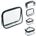 thumbnail image 3 of PVC Transparent Eau Splash Proof Outils de Maquillage Sac Organisateur Sac de Rangement Multifucational, 3 of 8