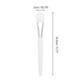 thumbnail image 4 of Unique Bargains 5 Pcs Smooth Facial Mask Brush Tongue-shaped White, 4 of 5
