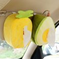 thumbnail image 2 of Caja de pañuelos para el coche, creativa caja de papel con reposabrazos portátil con forma de fruta y dibujos animados, caja de papel para suministros domésticos para el coche, 2 of 6