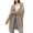 Khaki, variant on Vedolay Womens Cardigans Lightweight Button Down Long Sleeve Soft Knit Cardigan Coat 2023 Gray,L