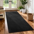 thumbnail image 6 of PURE ERA 2'x6' Runner Rug Hallway Plush Soft Rug Mat Self Adhesive Backing Reusable 24 in.x72 in.Black, 6 of 9
