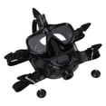 thumbnail image 4 of Gafas de buceo de cara completa, antivaho, a prueba de fugas, vista panorámica de 180°, de silicona, con soporte para cámara, 4 of 15