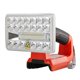 thumbnail image 1 of Makita DEWALT Para para Artesano Negro decker Milwaukee Bosch Linterna LED de 5 Pulgadas 2000 Lúmenes 18V para Interiores y Exteriores Foco con Luz de Trabajo USB, 1 of 17