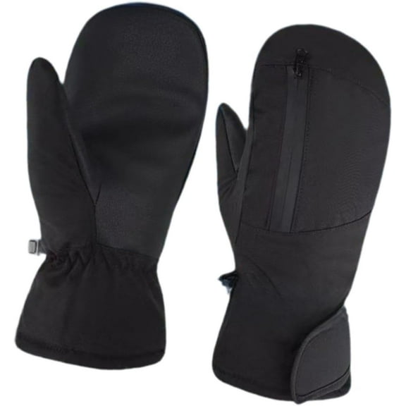 LUU-Winter Ski Mittens Snow Mitts Comfortable Waterproof for Men Women Ski Gloves Cold Weather for Outdoor Skating Winter Sports_SAI