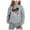 Grey, variant on WOYY Toddler Girls Sweatsuits Cartoon Figure Print Hoodie Jogger Pants Set, Sizes 2-3T
