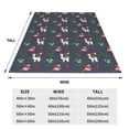 thumbnail image 3 of Pofeuu Christmas Party Print Ultra-Soft Micro Fleece Blanket,for Bed Or Sofa,All Season Throw Blankets Flannel Blanket-40"x30", 3 of 7