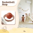 thumbnail image 6 of 4 in 1 Toddler Slide and Swing Set for Indoor Playground, Freestanding Kids Climber Slide Playset with Adjustable Seat Height and Basketball Hoop, 6 of 7