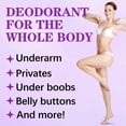 thumbnail image 4 of Body Deodorant Stick,Whole Body Deodorant for Women & Men,72-Hours Odor Control,Natural Odor Protection,Lavender Rose Scent,1.4 OZ, 4 of 10