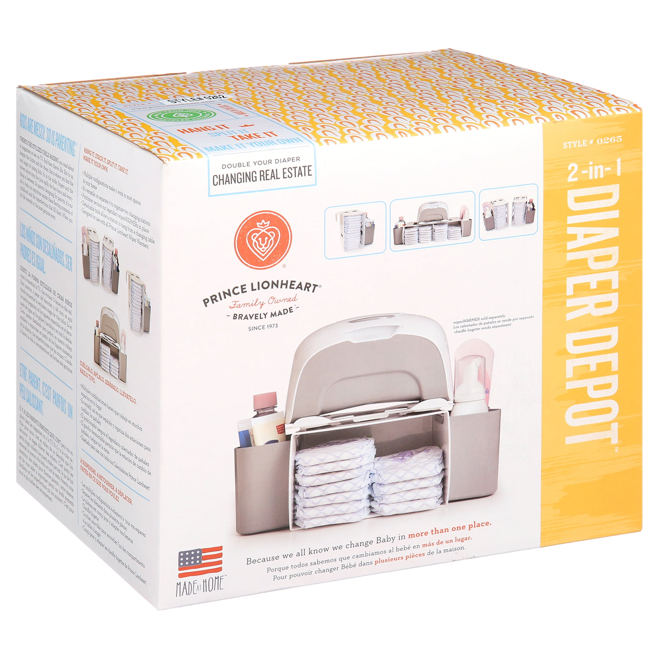 Prince lionheart diaper depot complete diaper changing station hotsell