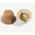 thumbnail image 6 of CoCopeaunts Straw Bucket Hat for Women Summer Sun Protection Braided Fisherman Hat Wide Brim Foldable Roll up Floppy Bucket Cap, 6 of 8