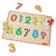 thumbnail image 4 of Puzzle Melissa & Doug Wooden Lift & See Peg con el alfabeto, números, 4 of 9
