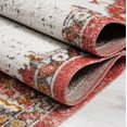 thumbnail image 4 of Ladole Rugs Highland Terracotta Cream Indoor/Outdoor Area Rug 6'5" x 9'5", 4 of 6