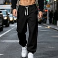 thumbnail image 2 of Abomasnow Men's Big and Tall Fleece Sweatpants Elastic High Waist Drawstring Wide Leg Lounge Pants Casual Loose Fit Workout Running Sports Jogging Sweat Pants with Pockets, 2 of 9