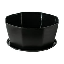 HHGBAD Resin Flower Pot, Durable Planter, Imitation Ceramic, Indoor Outdoor Use, Versatile Decoration for Home and Garden, Stylish Support Base, Enhance Your Space