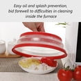 thumbnail image 3 of Funda plegable para microondas, sin BPA, protección contra salpicaduras para microondas, colador de frutas y verduras, color rojo Utensilios de cocina, 3 of 6