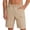 B_ Khaki, variant on kosheko Mens Mid Rise Denim Cargo Casual Shorts, Button Fly Vintage Wash Durable Everyday Bottoms Blue XL