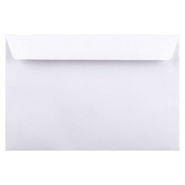 JAM Paper 6 x 9 Booklet Commercial Envelopes, White, 100 per Pack