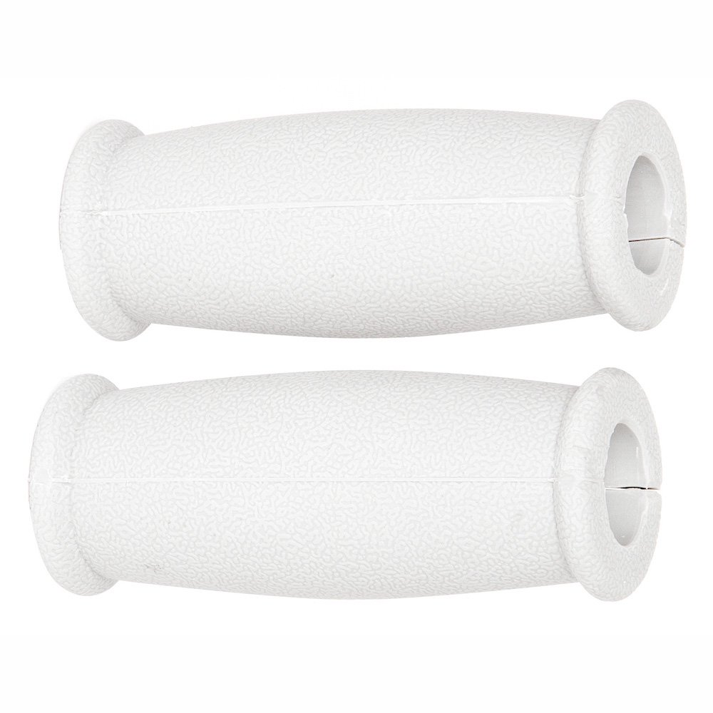 PCP Crutch Hand Grips - Split Style, Grey, Standard Size (Split Style)