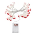 thumbnail image 2 of Cadena de luces decorativas ANGGREK Luz cálida LED 20 hongos rojos, 2 of 8