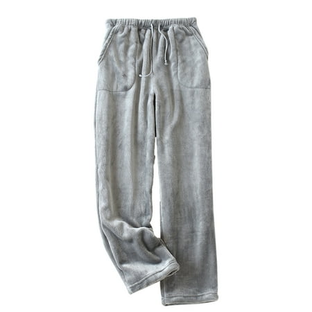 

lioraitiin Women s Flannel Pajama Pants Fuzzy Winter Warm Wide Leg Solid Color Polka Dot with Side Pockets Drawstring Trousers