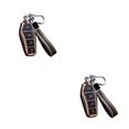 thumbnail image 4 of Sidaley Elegante funda de TPU para llave de coche para una protección duradera de la llave Funda flexible para llave de coche conchas negras + negro + hebilla de cuerda 2piezas, 4 of 6