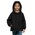 thumbnail image 2 of Samdudou Girls Rain Jackets Waterproof Hooded Windbreaker Lightweight Outerwear Kids Zip Up Long Sleeve Coats Outdoor Recreation Jacket with Pockets Size 5-16 Years, 2 of 8