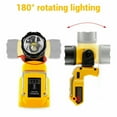 thumbnail image 4 of Cordless LED Work Light for DeWalt 12V MAX Li-Ion Battery, Rechargeable Outdoor Handheld LED Work Light, 4 of 5