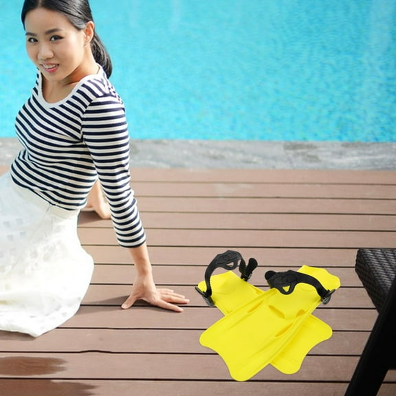 SWETRACE Diving Flippers Yellow PP 1 Pair