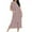 Pink, variant on Xuniizn Nightgowns for Women, Plus Size Zipper Round Neck Polka Print Long Loungewear Nightgowns, Thin Soft Breathable Casual Relaxed Nightgowns