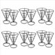 thumbnail image 1 of 12 Uds. de Estantes MetáLicos de Alambre para Alimentos, Cesta Frita en Cono, Soporte para Patatas Fritas, Soporte de ExhibicióN, Soporte para Pollo, 1 of 5